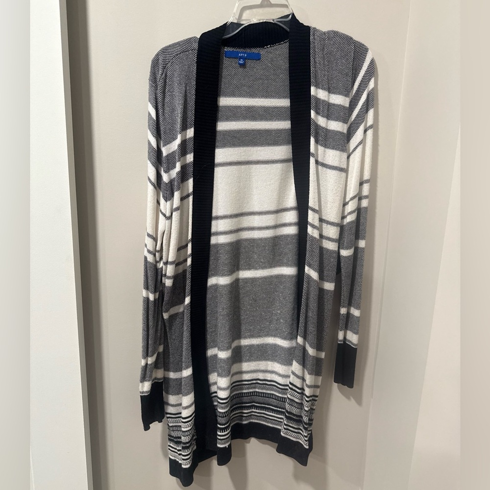 Apt. 9 Monochrome Knit Cardigan